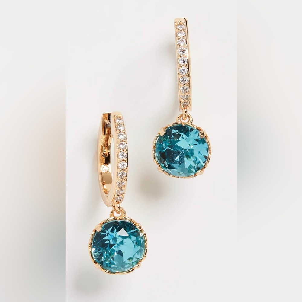 ♠️ Kate Spade New York Women's That Sparkle Pave Huggies Earrings - New In Box